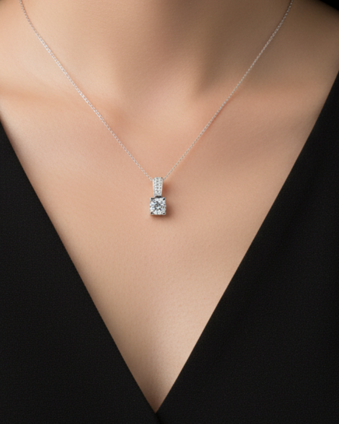 Moissanite Bull Head Necklace