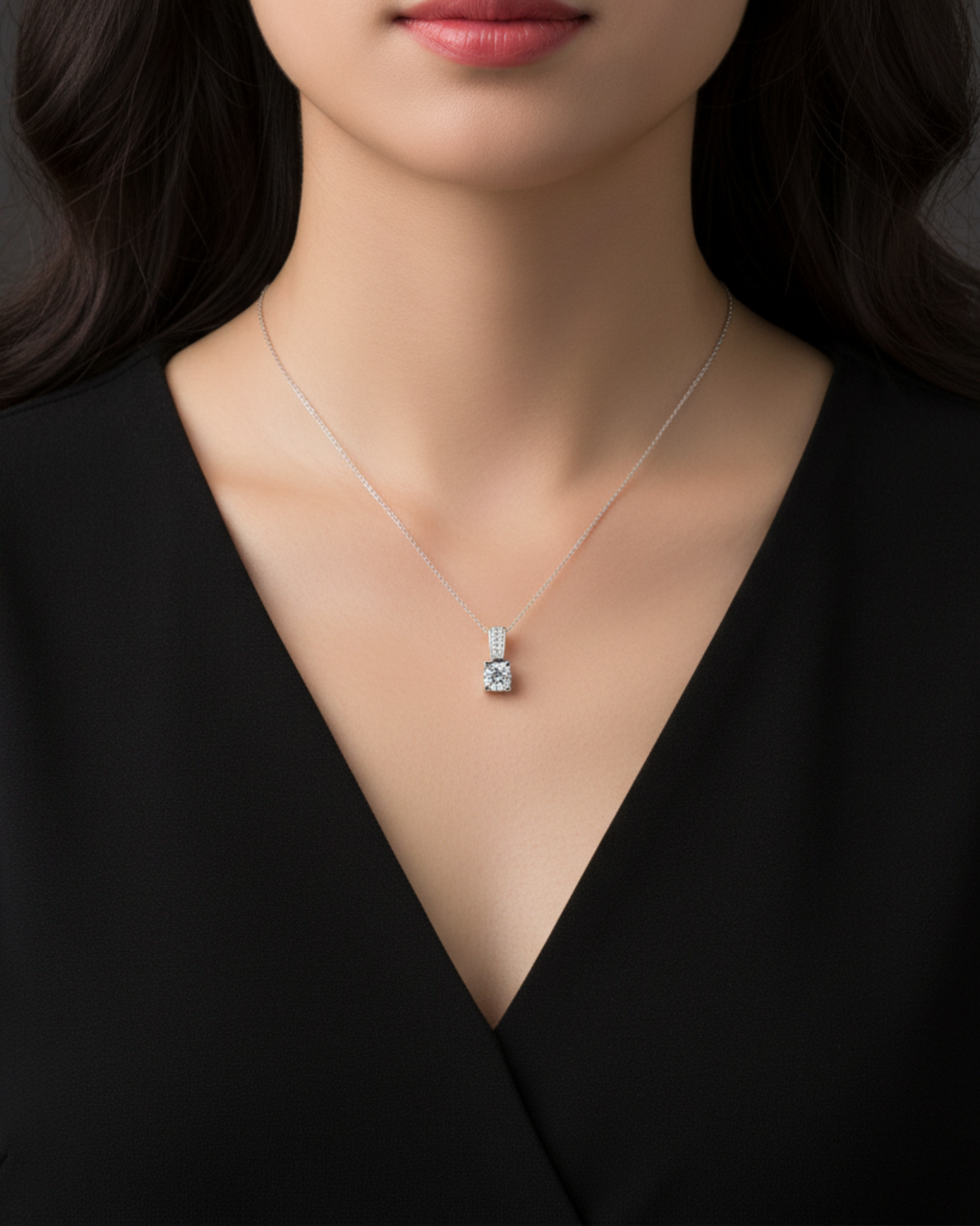 Moissanite Bull Head Necklace